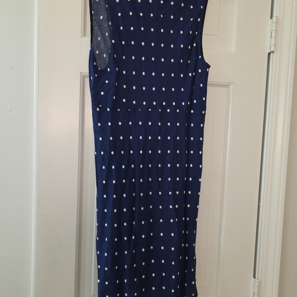 Reformation Calix Polka Dot Mini Dress M - Picture 7 of 8